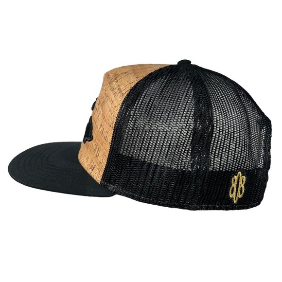 Cork and Black Hawaii Map Hat - Picture 2 of 7